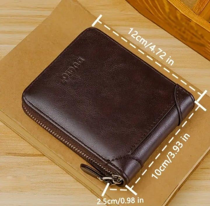 Men’s Essentials Classic leather wallet (Brown)