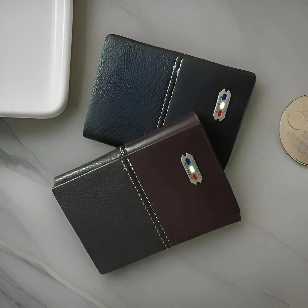 Men's Trifold Leather Wallets