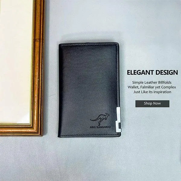 Mini kangaroo Leather Wallet