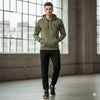 Royal Crest Olive & Black Hoodie Tracksuit 2pc
