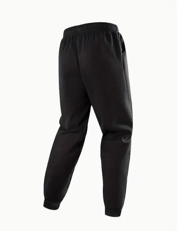 Men's Plain Fleece Zipper Track Suits 2pc (Black)