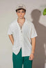 Emerald Relaxed- Fit Trouser Aqua Green