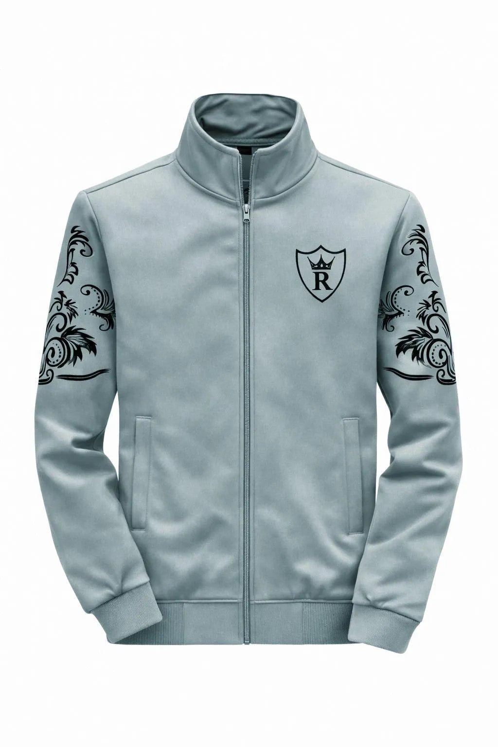 The "Royal Shield" Urban Tracksuit – Sage Green 2-Piece Set