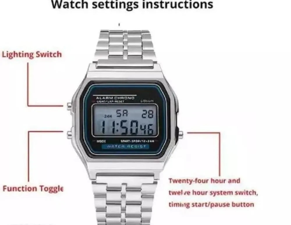 Casio Digital Display Watch