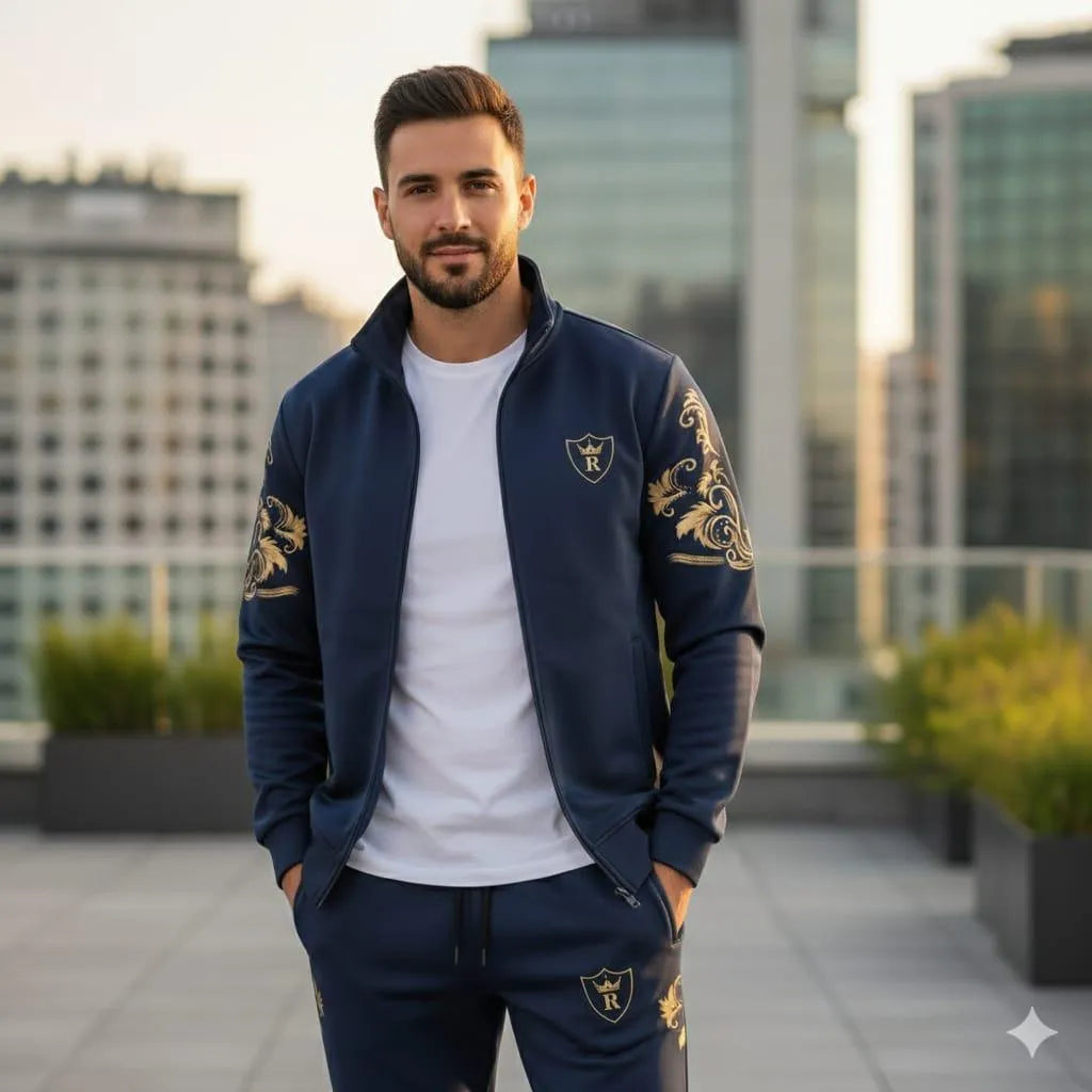 The Royal Urban Zipper Jumper tracksuit Navy blue
