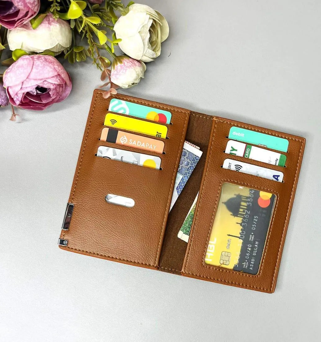 Mini kangaroo Leather Wallet