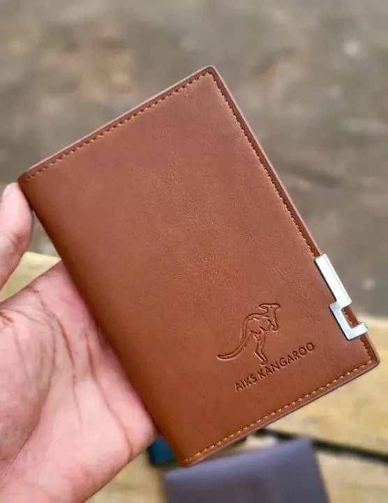 Mini kangaroo Leather Wallet