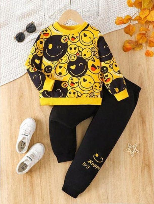 Happy Boy Printed Tracksuit 2pc